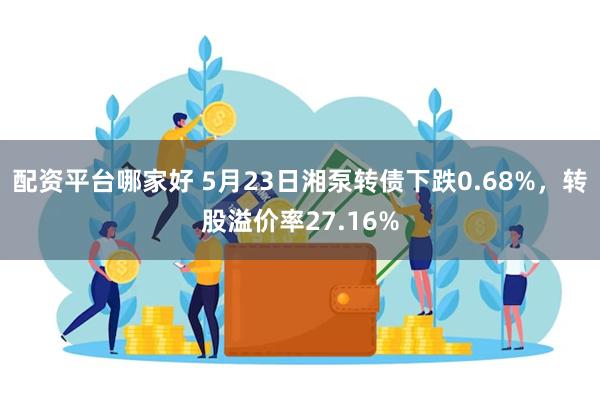 配资平台哪家好 5月23日湘泵转债下跌0.68%，转股溢价率27.16%