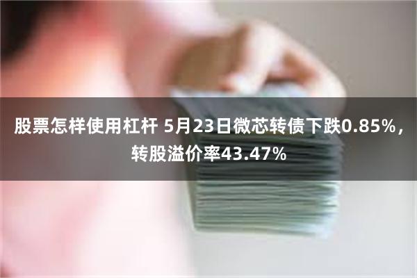 股票怎样使用杠杆 5月23日微芯转债下跌0.85%，转股溢价率43.47%