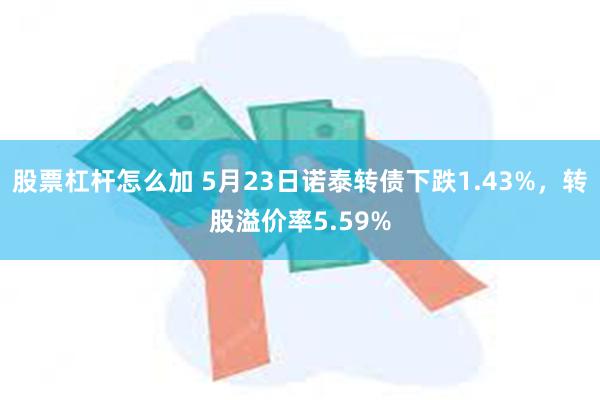 股票杠杆怎么加 5月23日诺泰转债下跌1.43%，转股溢价率5.59%