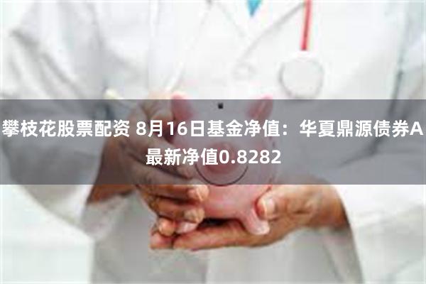 攀枝花股票配资 8月16日基金净值：华夏鼎源债券A最新净值0.8282