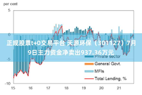 正规股票t+0交易平台 天源环保（301127）7月9日主力资金净卖出937.36万元